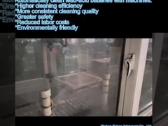 機械で自動浄化される鉛酸電池